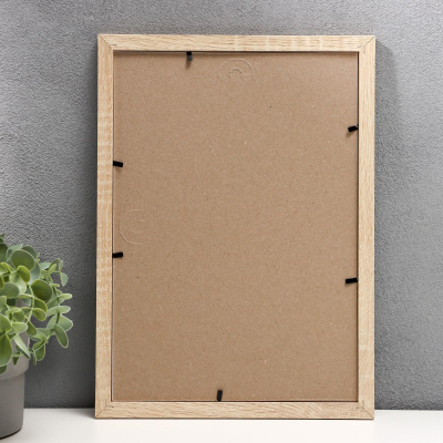 3839412 Фоторамка МДФ 21х30 см. цвет бежевый2