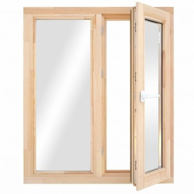 Окно деревян. однокамерн.стеклопакет 960х970мм